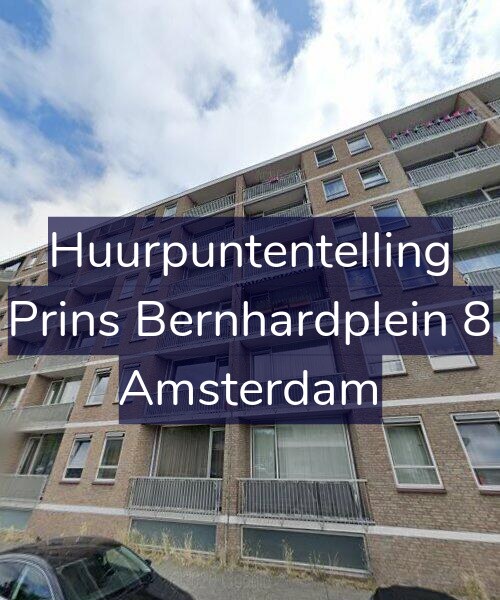Foto gevel Huurpuntentelling voor Prins Bernhardplein 8, Amsterdam