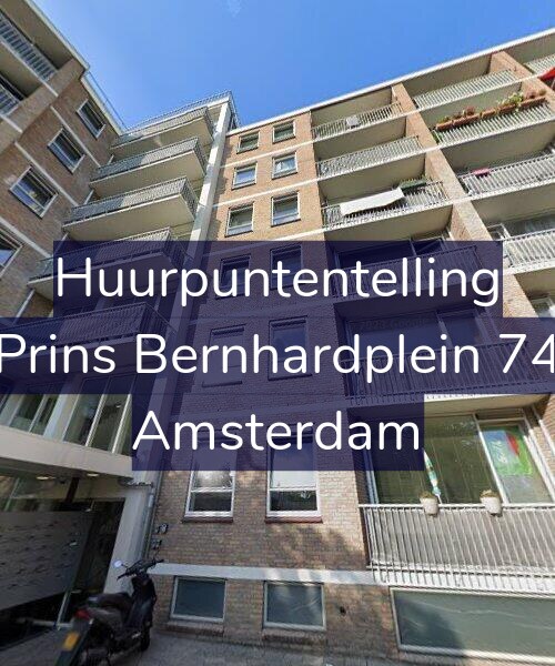 Foto gevel Huurpuntentelling voor Prins Bernhardplein 74, Amsterdam