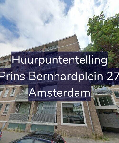 Foto gevel Huurpuntentelling voor Prins Bernhardplein 27, Amsterdam