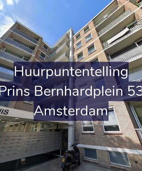 Foto gevel Huurpuntentelling voor Prins Bernhardplein 53, Amsterdam