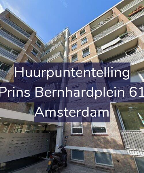 Foto gevel Huurpuntentelling voor Prins Bernhardplein 61, Amsterdam