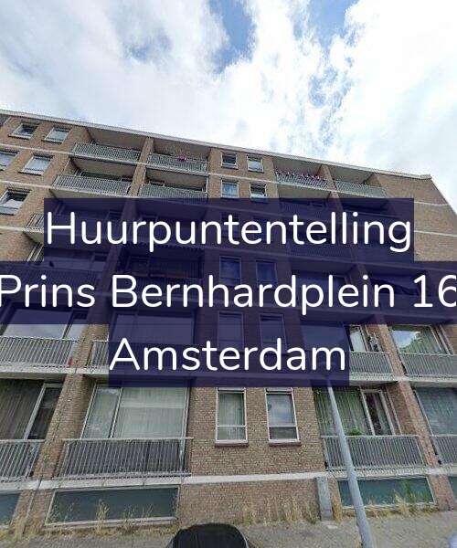 Foto gevel Huurpuntentelling voor Prins Bernhardplein 16, Amsterdam