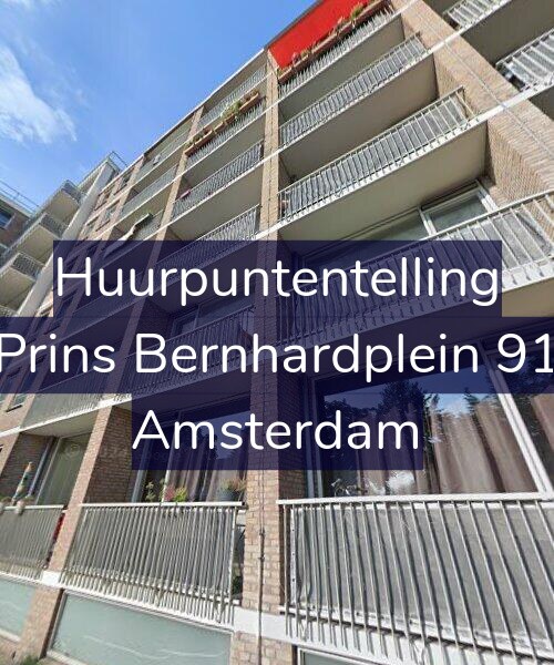 Foto gevel Huurpuntentelling voor Prins Bernhardplein 91, Amsterdam