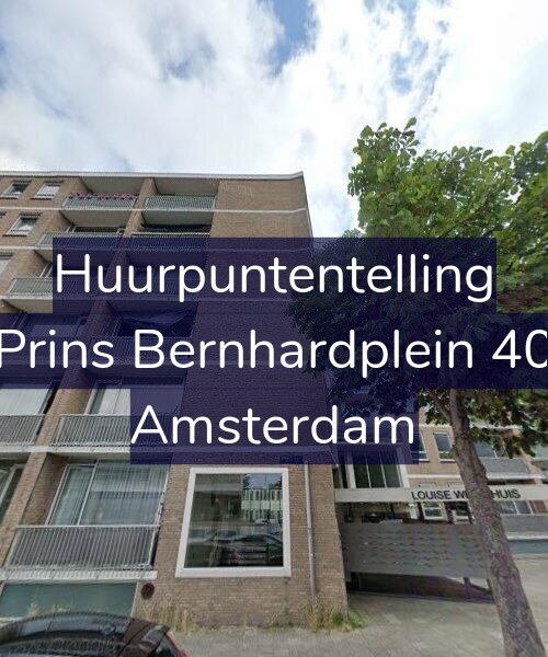 Foto gevel Huurpuntentelling voor Prins Bernhardplein 40, Amsterdam