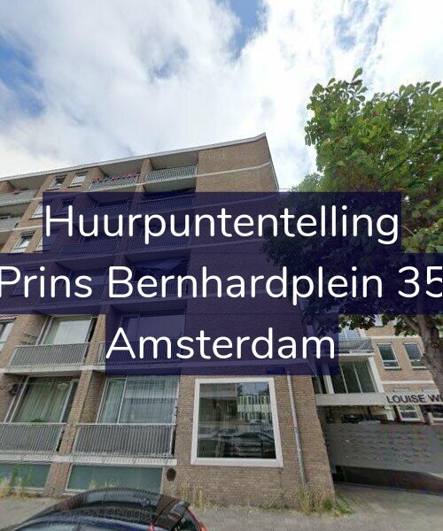 Foto gevel Huurpuntentelling voor Prins Bernhardplein 35, Amsterdam
