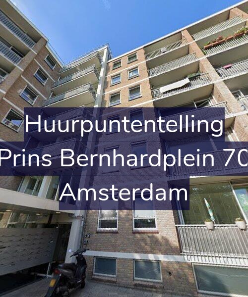 Foto gevel Huurpuntentelling voor Prins Bernhardplein 70, Amsterdam