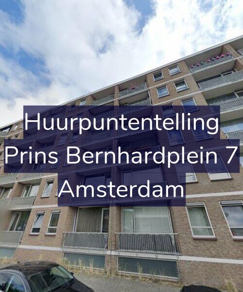 Foto gevel Huurpuntentelling voor Prins Bernhardplein 7, Amsterdam