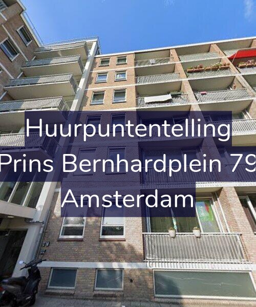 Foto gevel Huurpuntentelling voor Prins Bernhardplein 79, Amsterdam