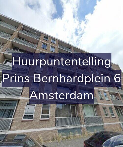 Foto gevel Huurpuntentelling voor Prins Bernhardplein 6, Amsterdam
