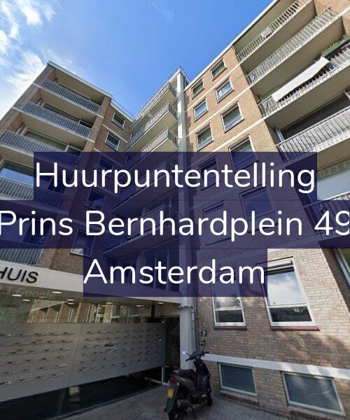 Foto gevel Huurpuntentelling voor Prins Bernhardplein 49, Amsterdam