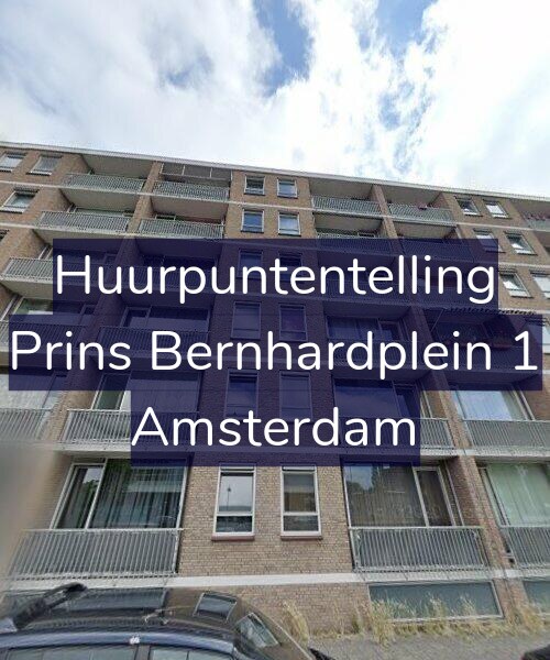 Foto gevel Huurpuntentelling voor Prins Bernhardplein 1, Amsterdam