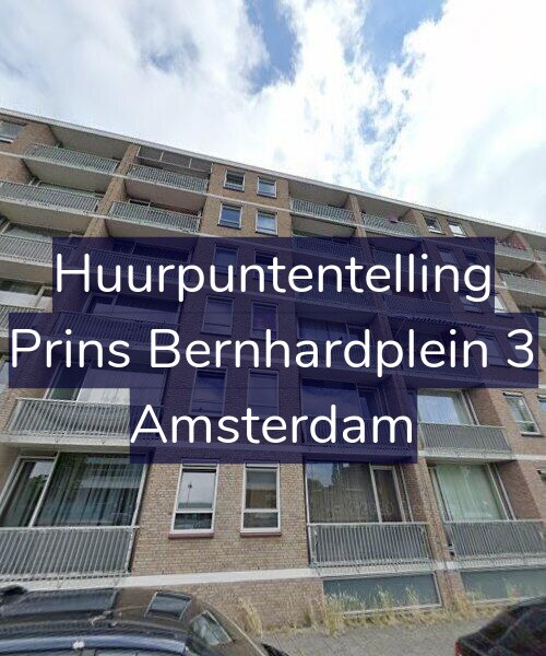 Foto gevel Huurpuntentelling voor Prins Bernhardplein 3, Amsterdam