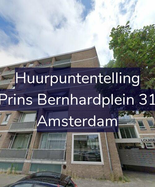 Foto gevel Huurpuntentelling voor Prins Bernhardplein 31, Amsterdam