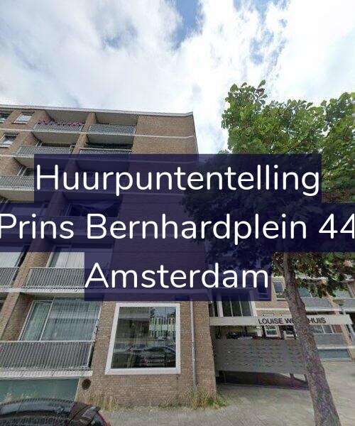 Foto gevel Huurpuntentelling voor Prins Bernhardplein 44, Amsterdam