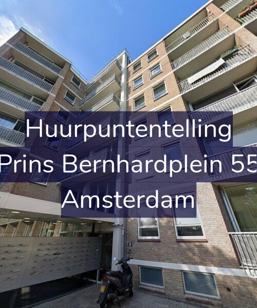 Foto gevel Huurpuntentelling voor Prins Bernhardplein 55, Amsterdam