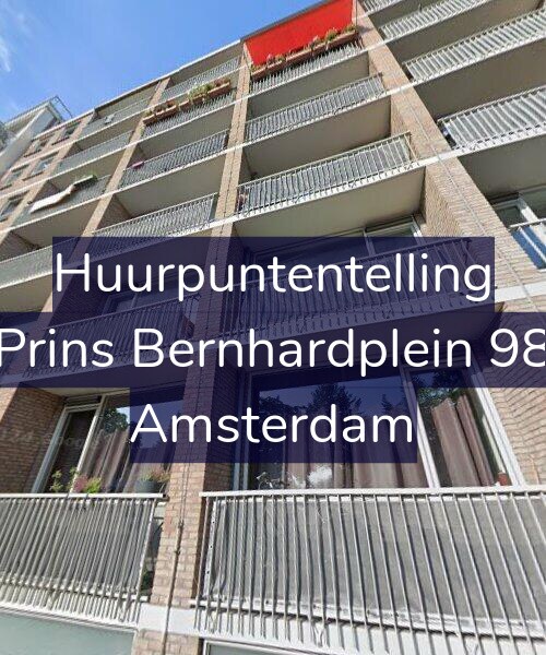 Foto gevel Huurpuntentelling voor Prins Bernhardplein 98, Amsterdam