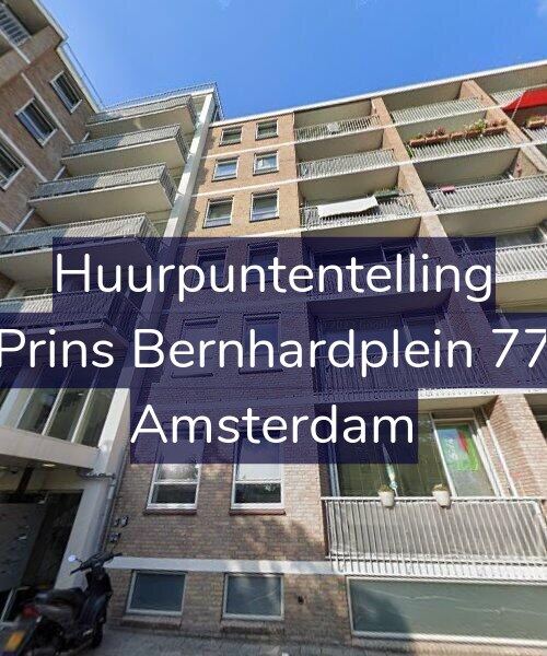 Foto gevel Huurpuntentelling voor Prins Bernhardplein 77, Amsterdam