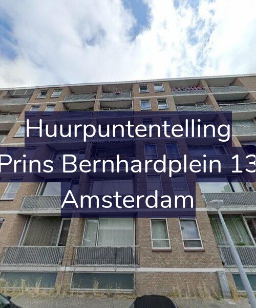 Foto gevel Huurpuntentelling voor Prins Bernhardplein 13, Amsterdam