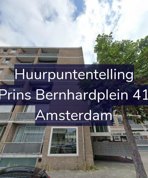 Foto gevel Huurpuntentelling voor Prins Bernhardplein 41, Amsterdam