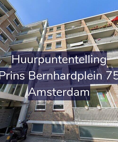 Foto gevel Huurpuntentelling voor Prins Bernhardplein 75, Amsterdam