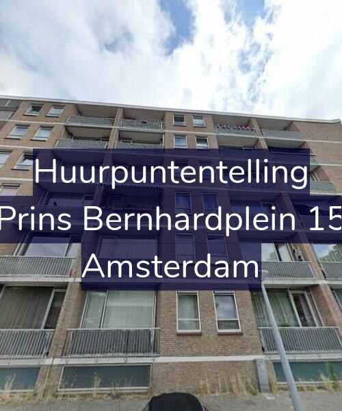 Foto gevel Huurpuntentelling voor Prins Bernhardplein 15, Amsterdam