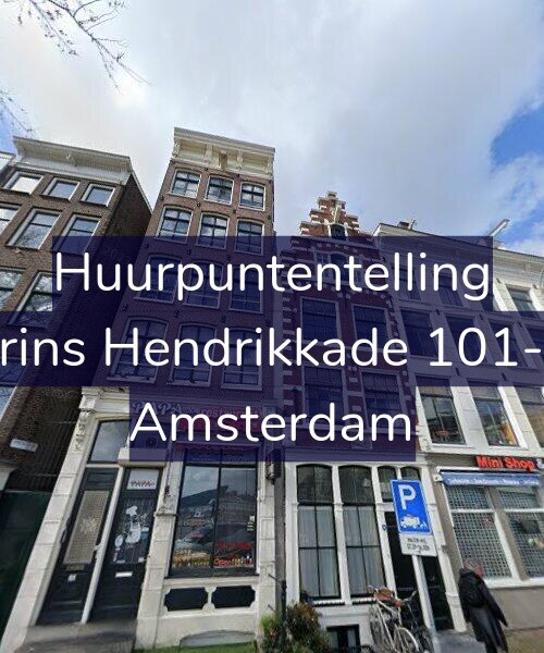 Foto gevel Huurpuntentelling voor Prins Hendrikkade 101-C, Amsterdam