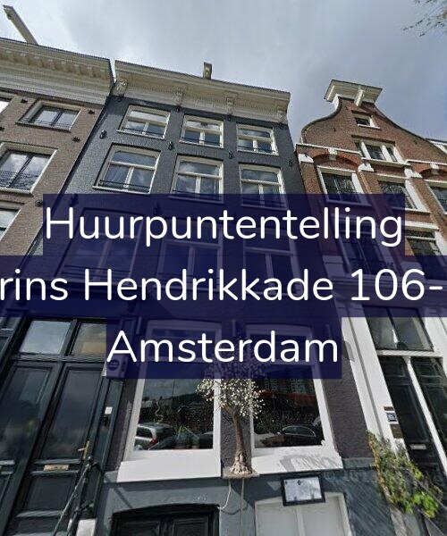 Foto gevel Huurpuntentelling voor Prins Hendrikkade 106-D, Amsterdam