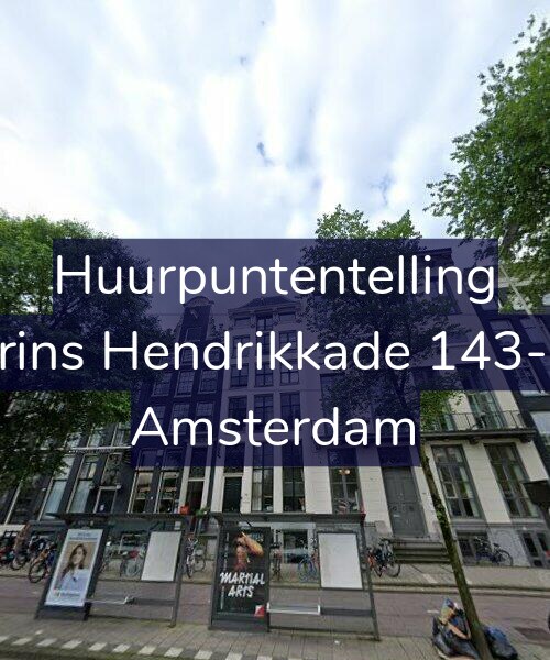 Foto gevel Huurpuntentelling voor Prins Hendrikkade 143-D, Amsterdam