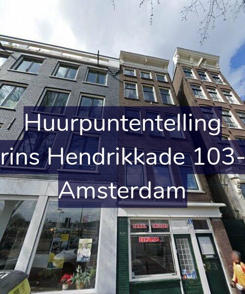 Foto gevel Huurpuntentelling voor Prins Hendrikkade 103-1, Amsterdam