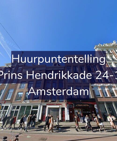 Foto gevel Huurpuntentelling voor Prins Hendrikkade 24-1, Amsterdam