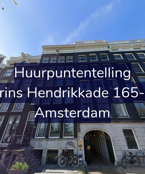 Foto gevel Huurpuntentelling voor Prins Hendrikkade 165-A, Amsterdam