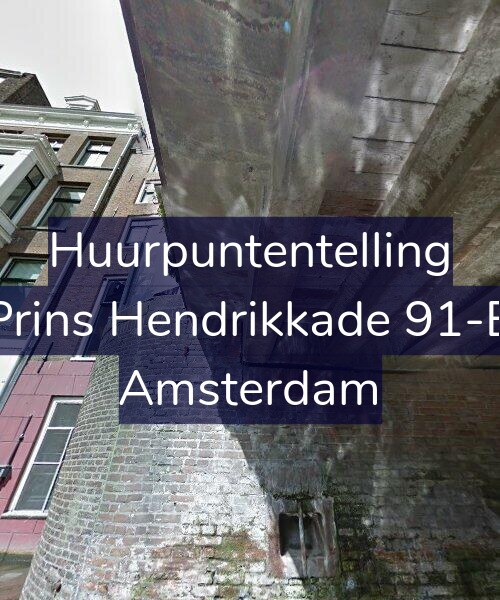 Foto gevel Huurpuntentelling voor Prins Hendrikkade 91-B, Amsterdam
