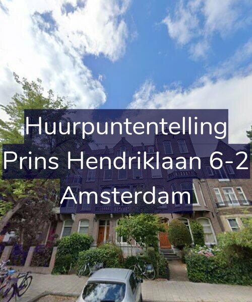 Foto gevel Huurpuntentelling voor Prins Hendriklaan 6-2, Amsterdam