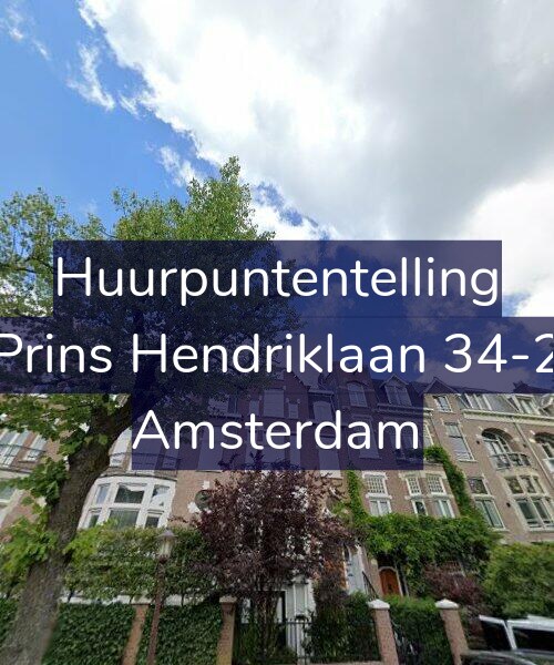 Foto gevel Huurpuntentelling voor Prins Hendriklaan 34-2, Amsterdam