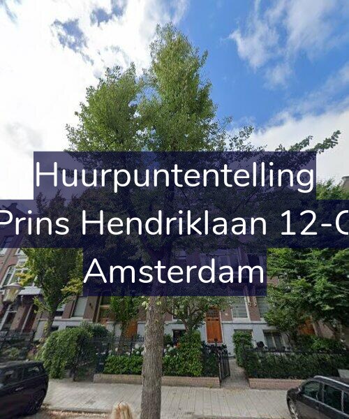 Foto gevel Huurpuntentelling voor Prins Hendriklaan 12-C, Amsterdam