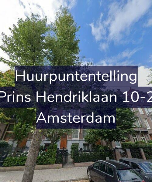 Foto gevel Huurpuntentelling voor Prins Hendriklaan 10-2, Amsterdam