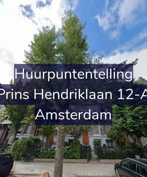 Foto gevel Huurpuntentelling voor Prins Hendriklaan 12-A, Amsterdam