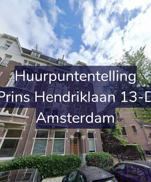 Foto gevel Huurpuntentelling voor Prins Hendriklaan 13-D, Amsterdam