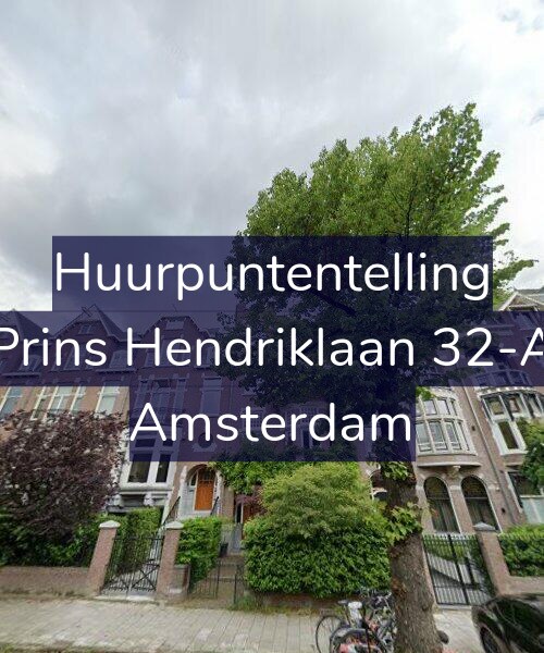 Foto gevel Huurpuntentelling voor Prins Hendriklaan 32-A, Amsterdam