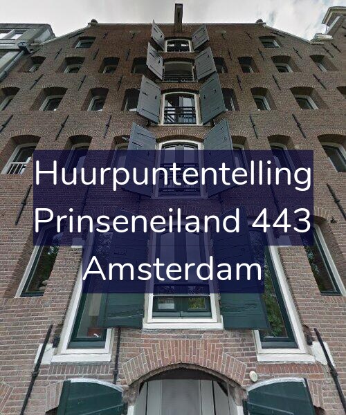 Foto gevel Huurpuntentelling voor Prinseneiland 443, Amsterdam