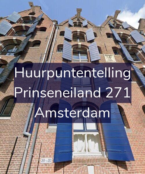 Foto gevel Huurpuntentelling voor Prinseneiland 271, Amsterdam