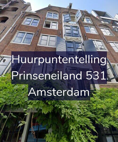 Foto gevel Huurpuntentelling voor Prinseneiland 531, Amsterdam