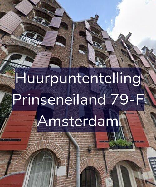 Foto gevel Huurpuntentelling voor Prinseneiland 79-F, Amsterdam