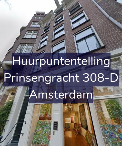 Foto gevel Huurpuntentelling voor Prinsengracht 308-D, Amsterdam