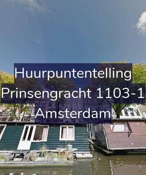 Foto gevel Huurpuntentelling voor Prinsengracht 1103-1, Amsterdam