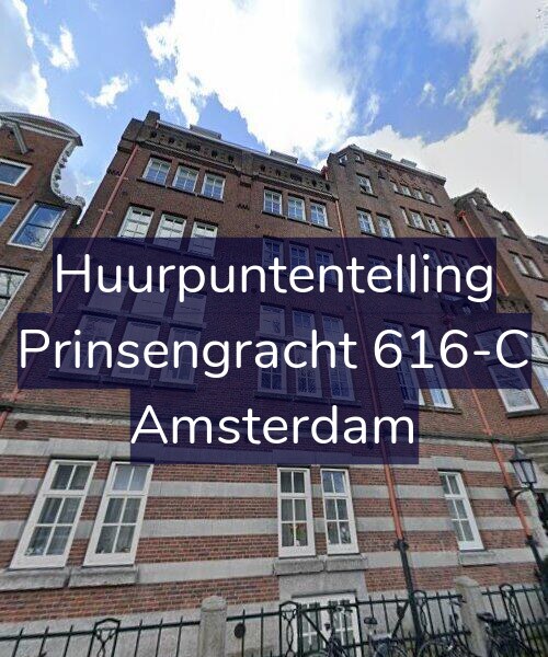 Foto gevel Huurpuntentelling voor Prinsengracht 616-C, Amsterdam