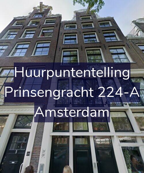 Foto gevel Huurpuntentelling voor Prinsengracht 224-A, Amsterdam