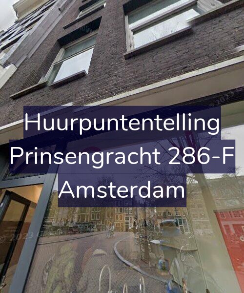 Foto gevel Huurpuntentelling voor Prinsengracht 286-F, Amsterdam
