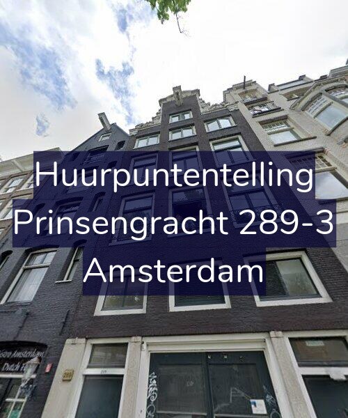 Foto gevel Huurpuntentelling voor Prinsengracht 289-3, Amsterdam