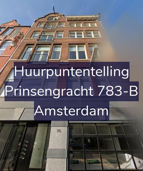 Foto gevel Huurpuntentelling voor Prinsengracht 783-B, Amsterdam